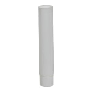 1/4 oz. White LDPE Open End Lotion Tube with Screw Cap
