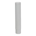 1/4 oz. White LDPE Open End Lotion Tube with Screw Cap