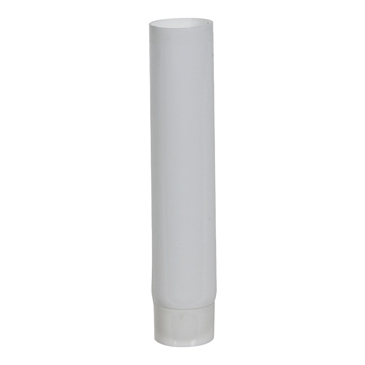 1/2 oz. White LDPE Open End Lotion Tube with Screw Cap