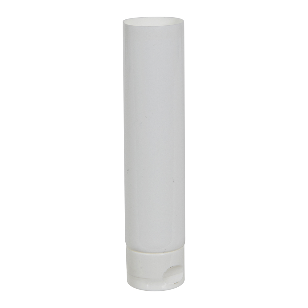 ウェルネス　ダブルホックtops 6 oz. White LDPE Open End Lotion Tube with Flip-Top Cap