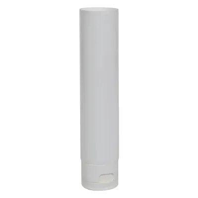 3 oz. White LDPE Open End Lotion Tube with Flip-Top Cap