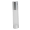 50mL Frosted/Silver Airless Bottle with Integrated Pump