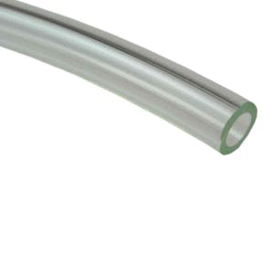 4mm ID x 6mm OD x 1mm Wall Transparent Clear 95A Ether-Based Polyurethane Tubing - 100' Roll