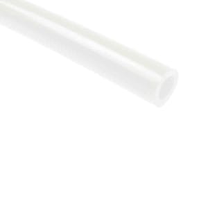 2.4mm ID x 4mm OD x 0.8mm Wall White 95A Ether-Based Polyurethane Tubing - 100' Roll