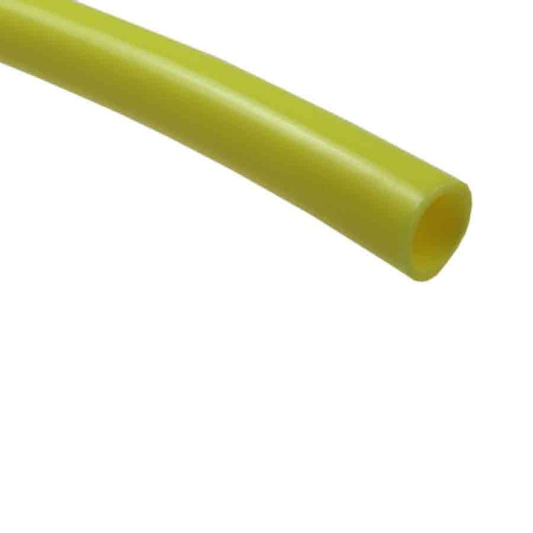 5mm ID x 8mm OD x 1.5mm Wall Yellow 95A Ether-Based Polyurethane Tubing - 100' Roll