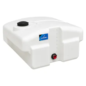 205 Gallon Natural MDPE Low-Profile Pick-Up Truck Bed Tank with 7" Lid - 52" L x 52" W x 26" Hgt.
