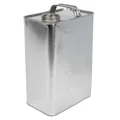 1 Gallon Metal F-Style Oblong Can with 1-3/4" Delta Neck (Cap Sold Separately)