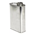 1 Pint Metal F-Style Oblong Can with 1-1/4" Alpha Neck (Cap Sold Separately)