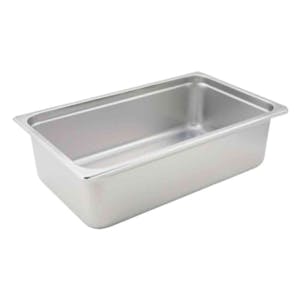 Full Size 22 Gauge Stainless Steel Steam Table Pan - 20-3/4" L x 12-3/4" W x 6" Hgt.