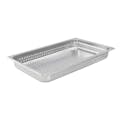 Full Size Perforated 22 Gauge Stainless Steel Steam Table Pan - 20-3/4" L x 12-3/4" W x 2-1/2" Hgt.