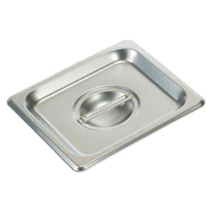 1/6 Size Stainless Steel Solid Flat Cover for Steam Table Pans