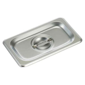 1/9 Size Stainless Steel Solid Flat Cover for Steam Table Pans