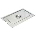 Full Size Stainless Steel Slotted Flat Cover for Steam Table Pans