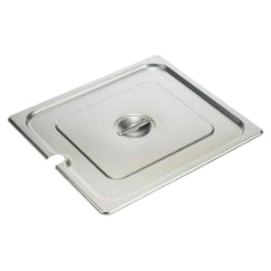 2/3 Size Stainless Steel Slotted Flat Cover for Steam Table Pans