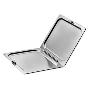 Full Size Stainless Steel Hinged Flat Cover for Steam Table Pans