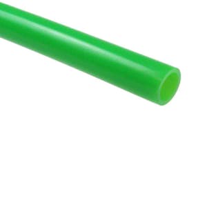 3/8" ID x 1/2" OD x 0.062" Wall Green NSF 51 50D LLDPE Tubing - 100' Roll