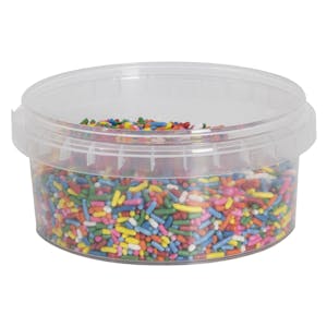 12 oz. Clarified Polypropylene UniPak Tamper-Evident Container (Lid Sold Separately)