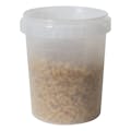 32 oz. Translucent Polypropylene UniPak Tamper-Evident Container (Lid Sold Separately)