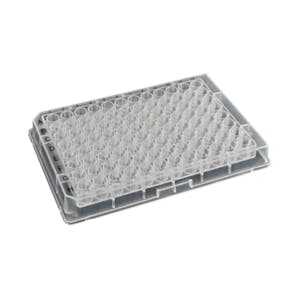 0.36mL Sterile OptiWell™ Deep Well Plate with 96 Round Wells & V Bottom - 10 per Bag; 10 Bags Per Case