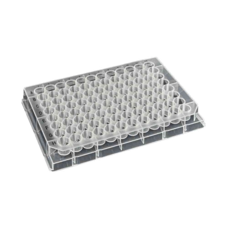 0.45mL Sterile OptiWell™ Deep Well Plate with 96 Round Wells & V Bottom - 10 per Bag; 10 Bags Per Case