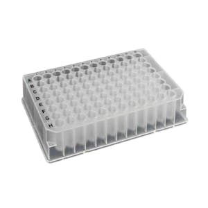 1.1mL Sterile OptiWell™ Deep Well Plate with 96 Round Wells & U Bottom - 5 per Bag; 10 Bags Per Case