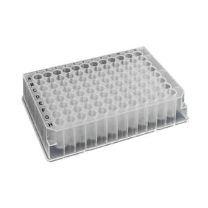 1.1mL Sterile OptiWell™ Deep Well Plate with 96 Round Wells & V Bottom - 5 per Bag; 10 Bags Per Case