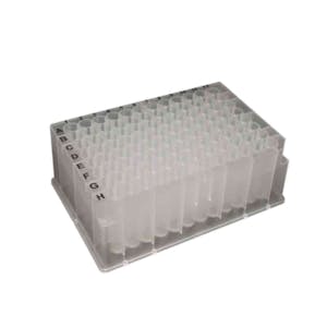2mL Sterile OptiWell™ Deep Well Plate with 96 Round Wells & U Bottom for Hamilton™ - 5 per Bag; 10 Bags Per Case