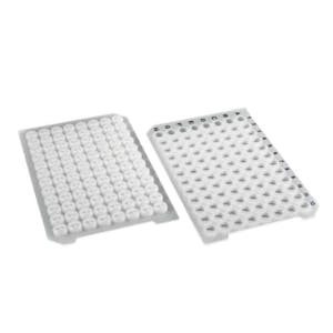 Sterile OptiWell™ Silicone Sealing Mat for 96 Round Well Plate with 8.3mm Dia. "+" Opening - Bag of 50