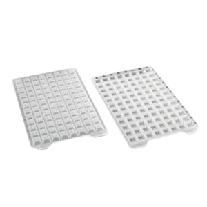Sterile OptiWell™ Silicone Sealing Mat for 96 Square Well Plate with 8.4mm L x W "-" Opening - Bag of 50