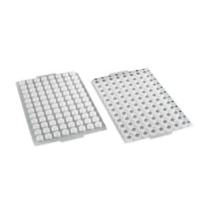 Sterile OptiWell™ Silicone Sealing Mat for 96 Round Well Plate with 7.3mm Dia. "-" Opening - Bag of 50