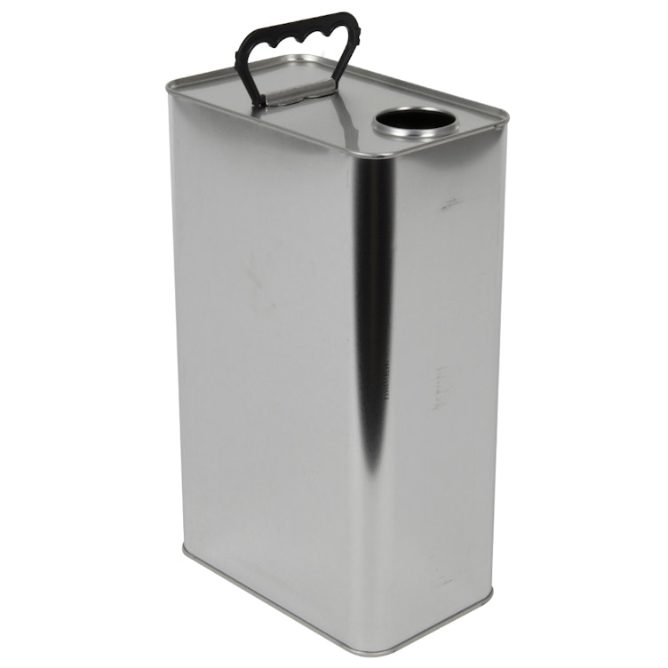 5 Liter Food-Grade Metal F-Style Oblong Can with 42mm REL Neck (Cap Sold Separately)