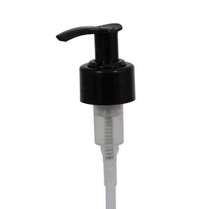 28/410 Black Lock-Up Lotion Pump with 6-1/2" Dip Tube