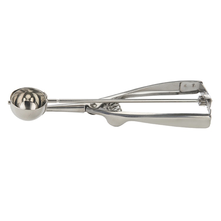 #70 1/2 oz. Stainless Steel Squeeze Handle Disher with 1-3/8" Bowl Dia.