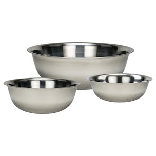 Stainless Steel True Capacity Mixing Bowls