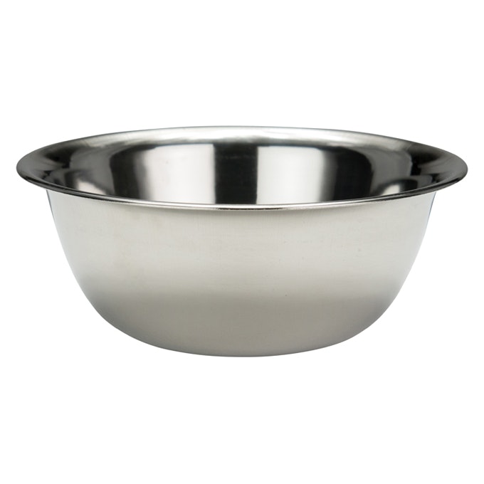 3/4 Qt. Stainless Steel True Capacity Mixing Bowl - 6-3/8" OD x 2-3/8" Depth