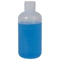4 oz. Natural LDPE Graduated Boston Round Bottle with 24/410 Neck (Cap Sold Separately)