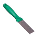 Remco® Stainless Steel Scraper with Green Polypropylene Handle & 1-1/2" Blade
