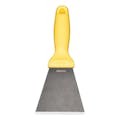 Remco® Stainless Steel Scraper with Yellow Polypropylene Handle & 3" Blade