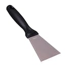 Remco® Stainless Steel Scraper with Black Polypropylene Handle & 3" Blade