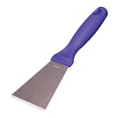 Remco® Stainless Steel Scraper with Purple Polypropylene Handle & 3" Blade