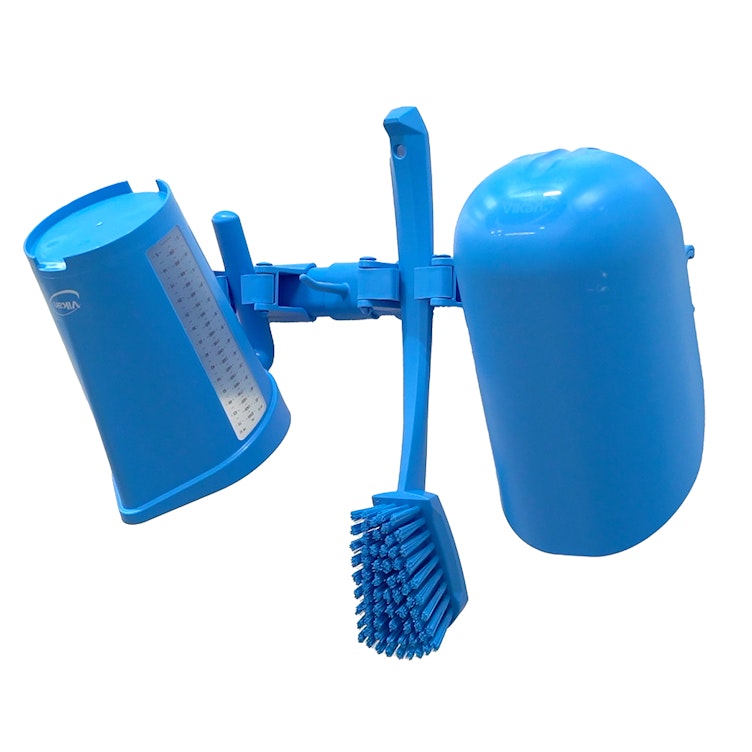 Vikan® Color-Coded Hi-Flex Wall Bracket System