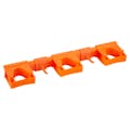 Orange Vikan® Hi-Flex Wall Bracket System
