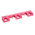 Pink Vikan® Hi-Flex Wall Bracket System