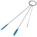 Vikan® Blue 3-Piece Micro Cleaning Brush Set