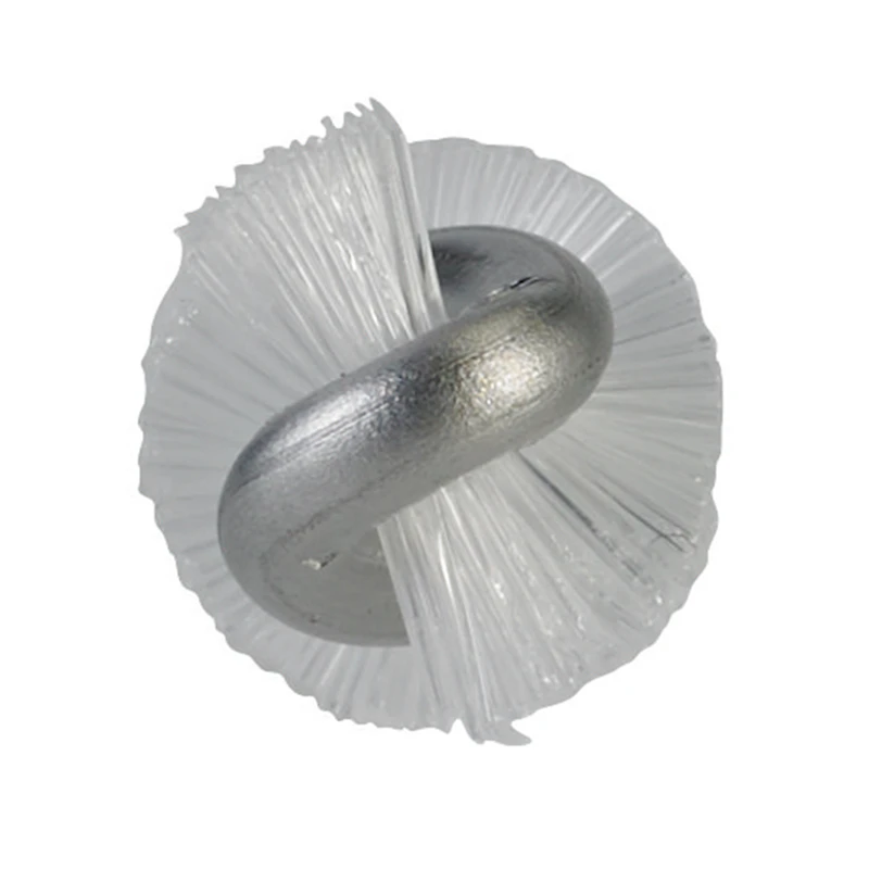 White Vikan® Stainless Steel Tube Brush with Stiff Polyester Bristles & Polypropylene Handle - 0.4" Dia. x 19.7" L
