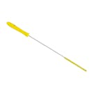 Yellow Vikan® Tube Brush with Stiff Bristles - 0.4" Dia. x 19.7" L
