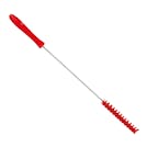 Red Vikan® Tube Brush with Medium Bristles - 0.8" Dia. x 19.7" L