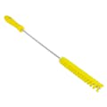 Yellow Vikan® Tube Brush with Medium Bristles - 0.8" Dia. x 19.7" L