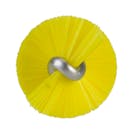 Yellow Vikan® Tube Brush with Medium Bristles - 0.8" Dia. x 19.7" L