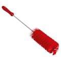 Red Vikan® Tube Brush with Medium Bristles - 2" Dia. x 19.7" L